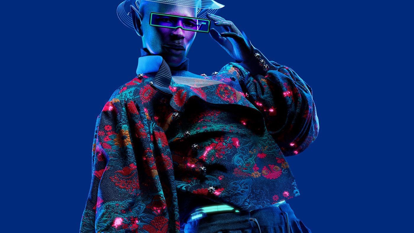 - Crypto and Coin image of fashion clothing and metaverse character