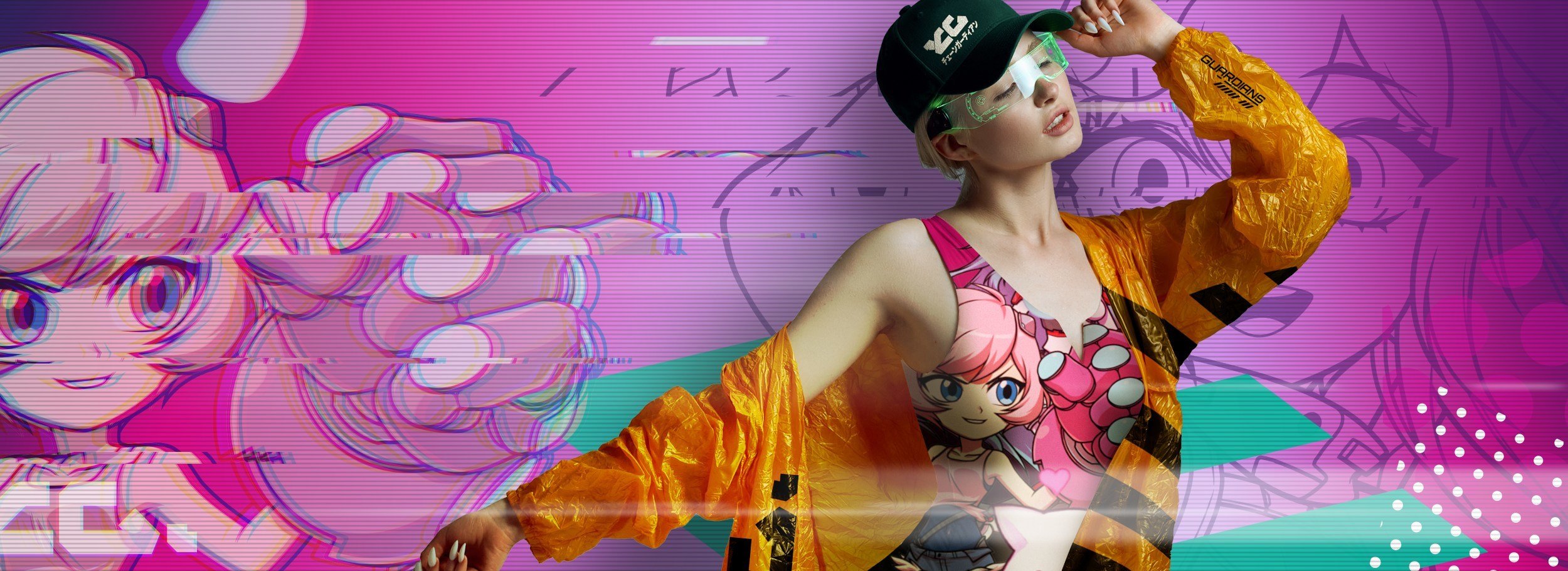- Crypto and Coin graphic of chainguardians meta streetwear collection