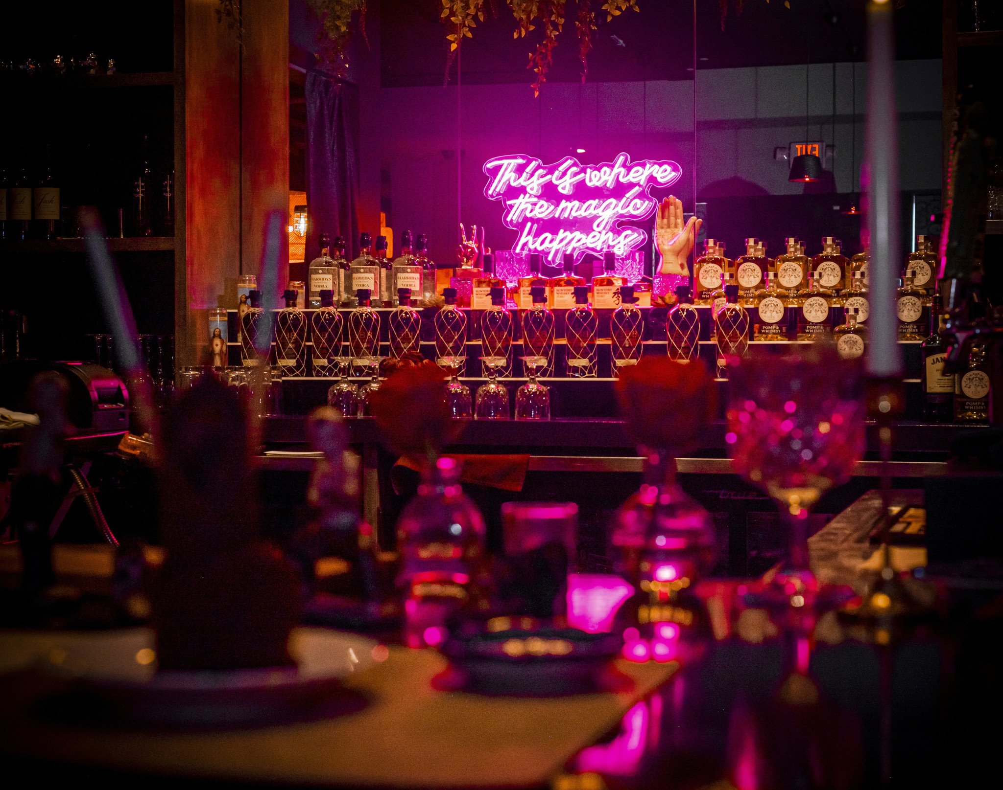- Crypto and Coin image of NFT bar and restaurant at Vinyl Fish Club