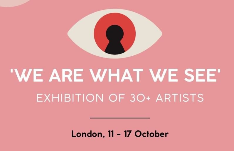 - Crypto and Coin digital poster of the Glimpses of Art London exhibition