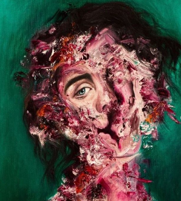- Crypto and Coin image of an oil painting by Kim Jakobsson