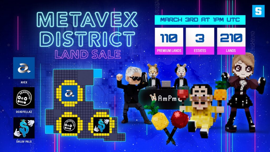 The Metavex District LAND Sale