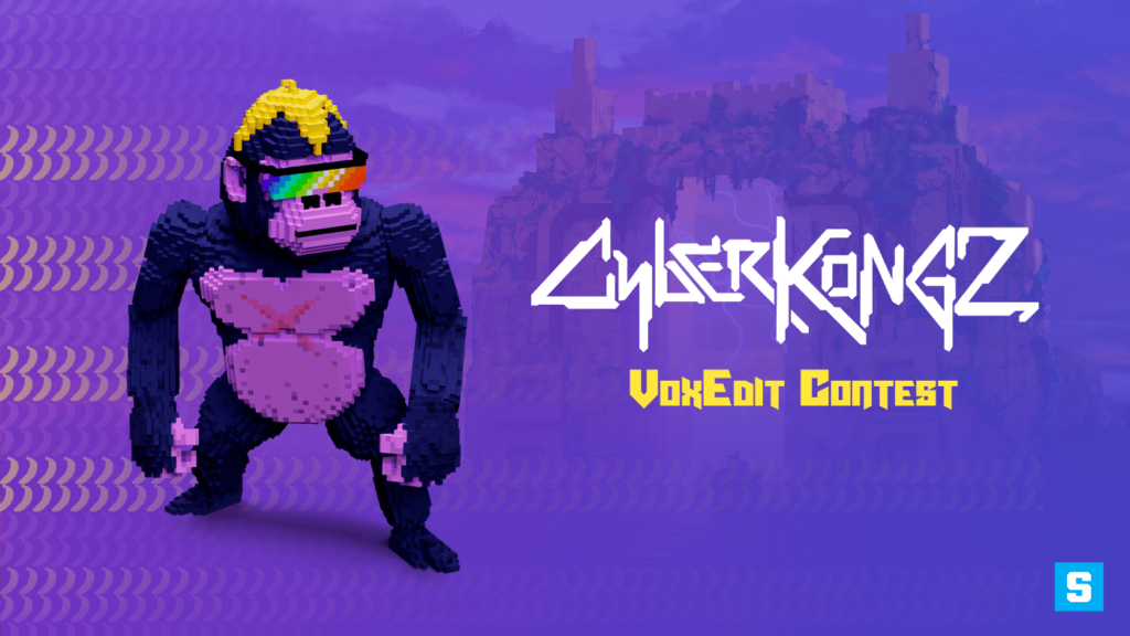 CyberKongz-The-Sandbox.png - Crypto and Coin CyberKongZ and The Sandbox Team Up For VoxEdit Contest