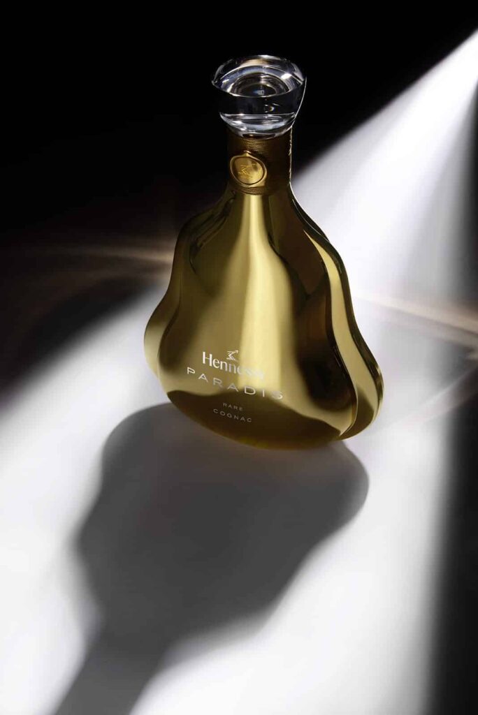 Golden Hennessy NFT bottle