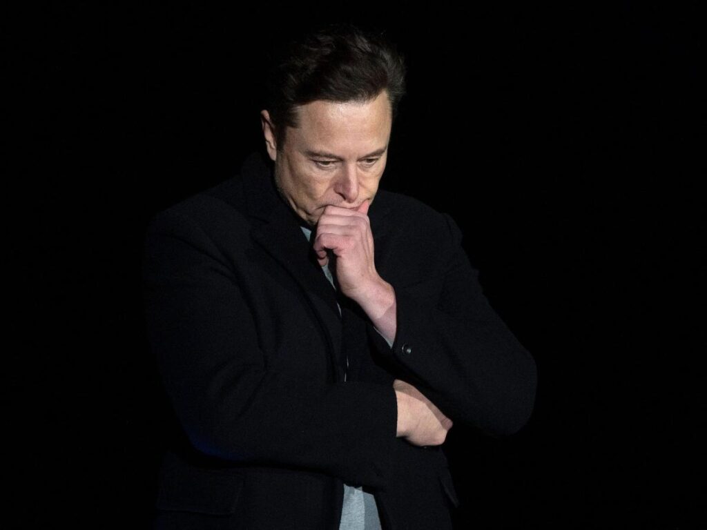 091a20e08faead4f0655d38b0fdb89b3.jpeg - Crypto and Coin A 12,000 lb. metal sculpture of Elon Musk's head on a goat body riding a rocket parked outside Tesla HQ failed to elicit a response from the billionaire