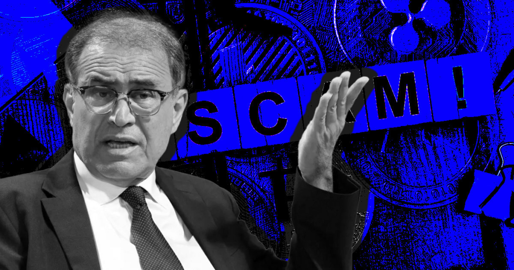 Roubini says 99% of crypto is a scam – ‘you have to stay away’